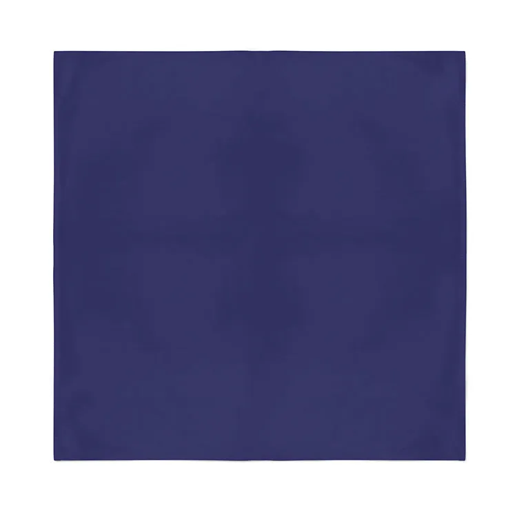 12 Pack Cotton Solid Bandanas - Fast FREE Shipping