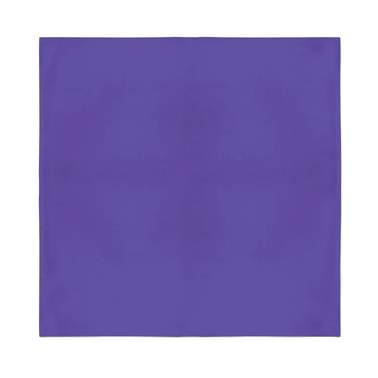 12 Pack Cotton Solid Bandanas - Fast FREE Shipping