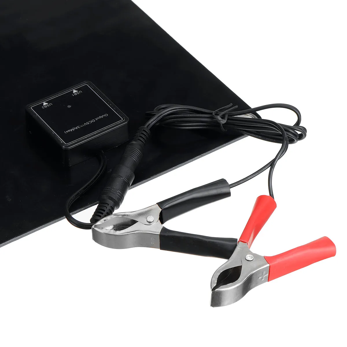 12V Portable Solar Panel Emergency Charging For Boat Caravan Electric Car