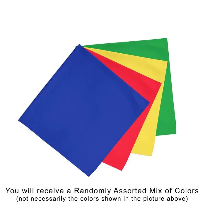 60 Pack COTTON Bandanas