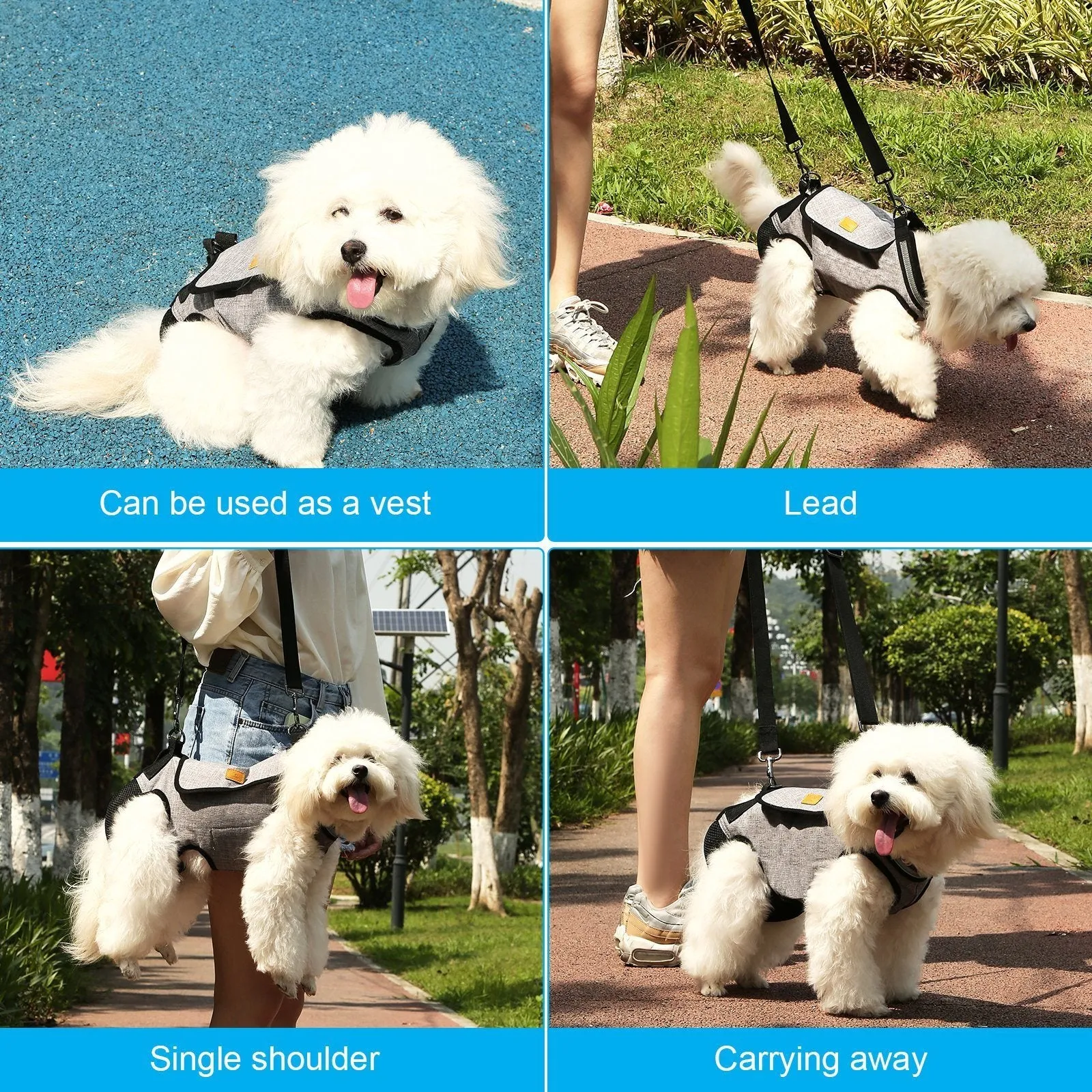 Adjustable Dog Lift Harness
