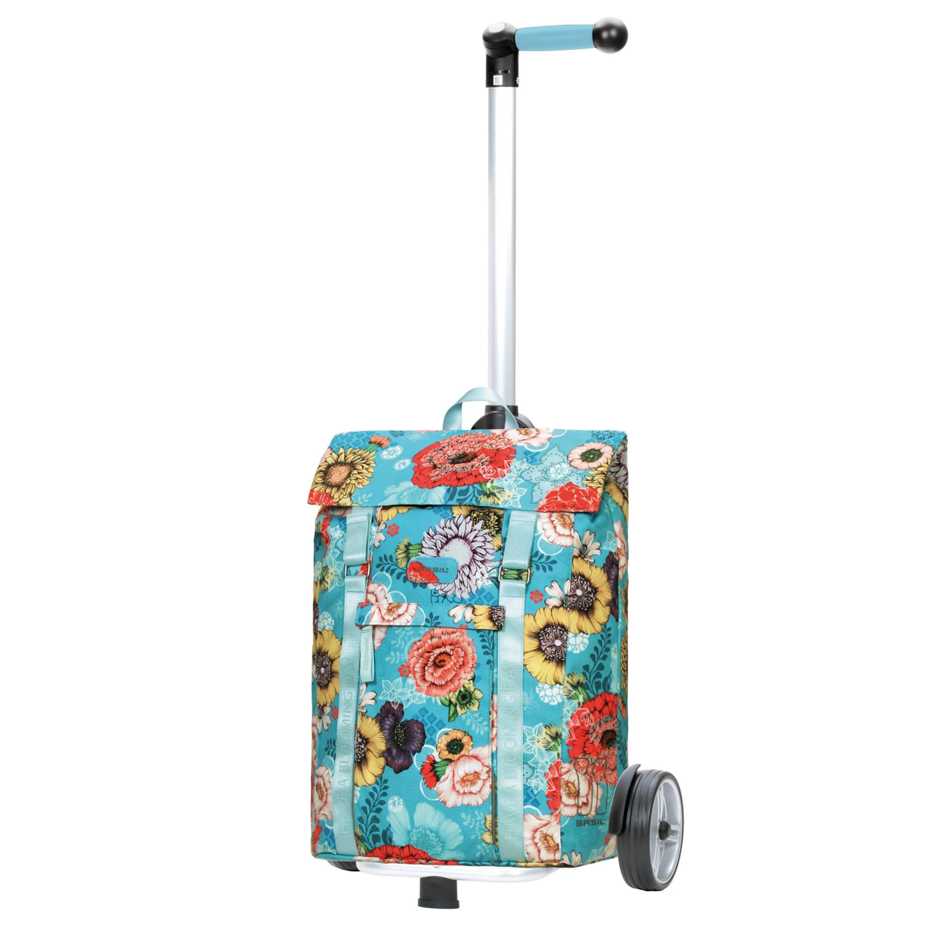 Andersen-Shopper | Bike Trailer | Shopping Trolley | Unus Frame | Basil Bloom Bag