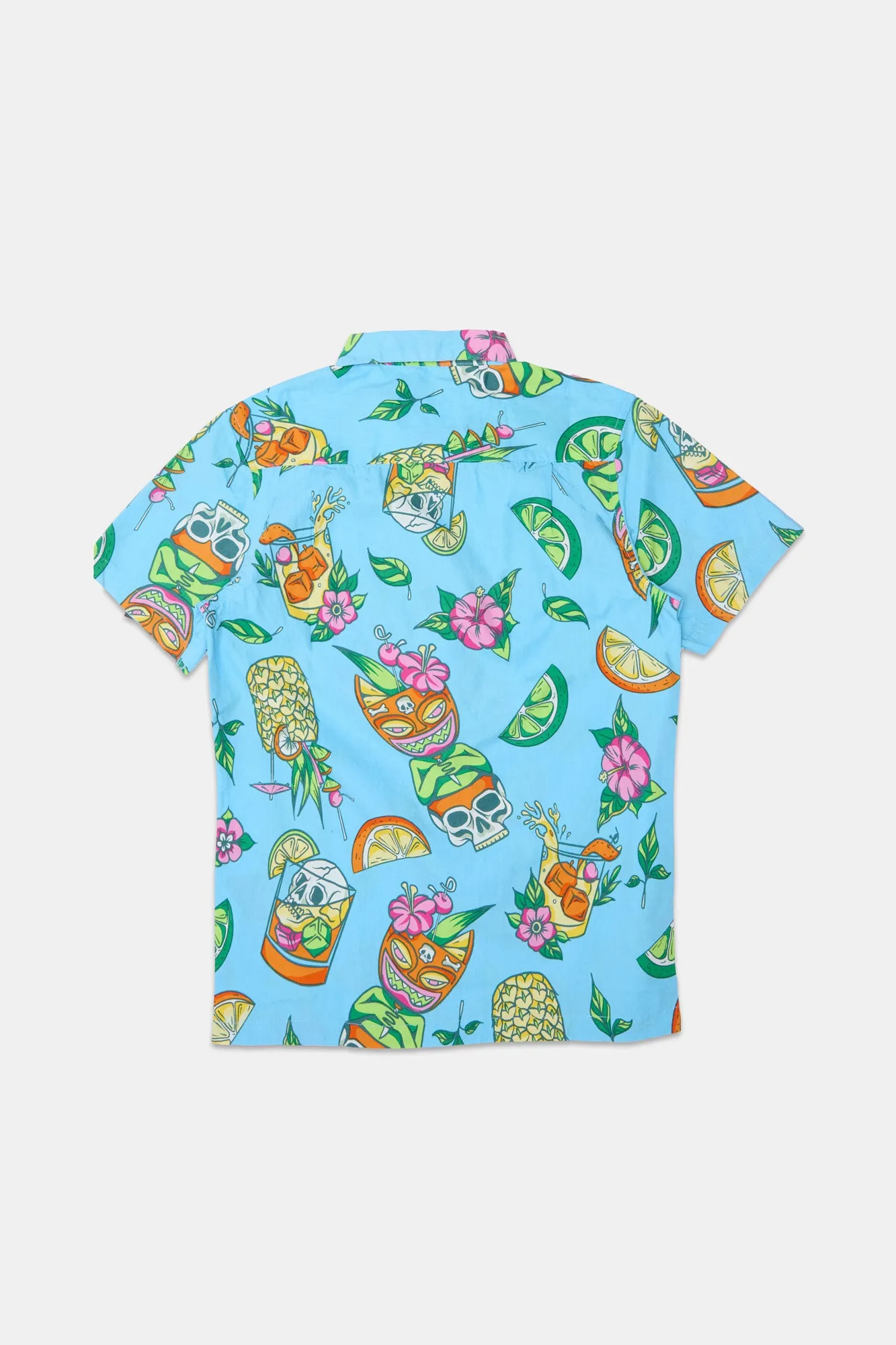 Arsenic Youth Tropical Skulls Button-Up