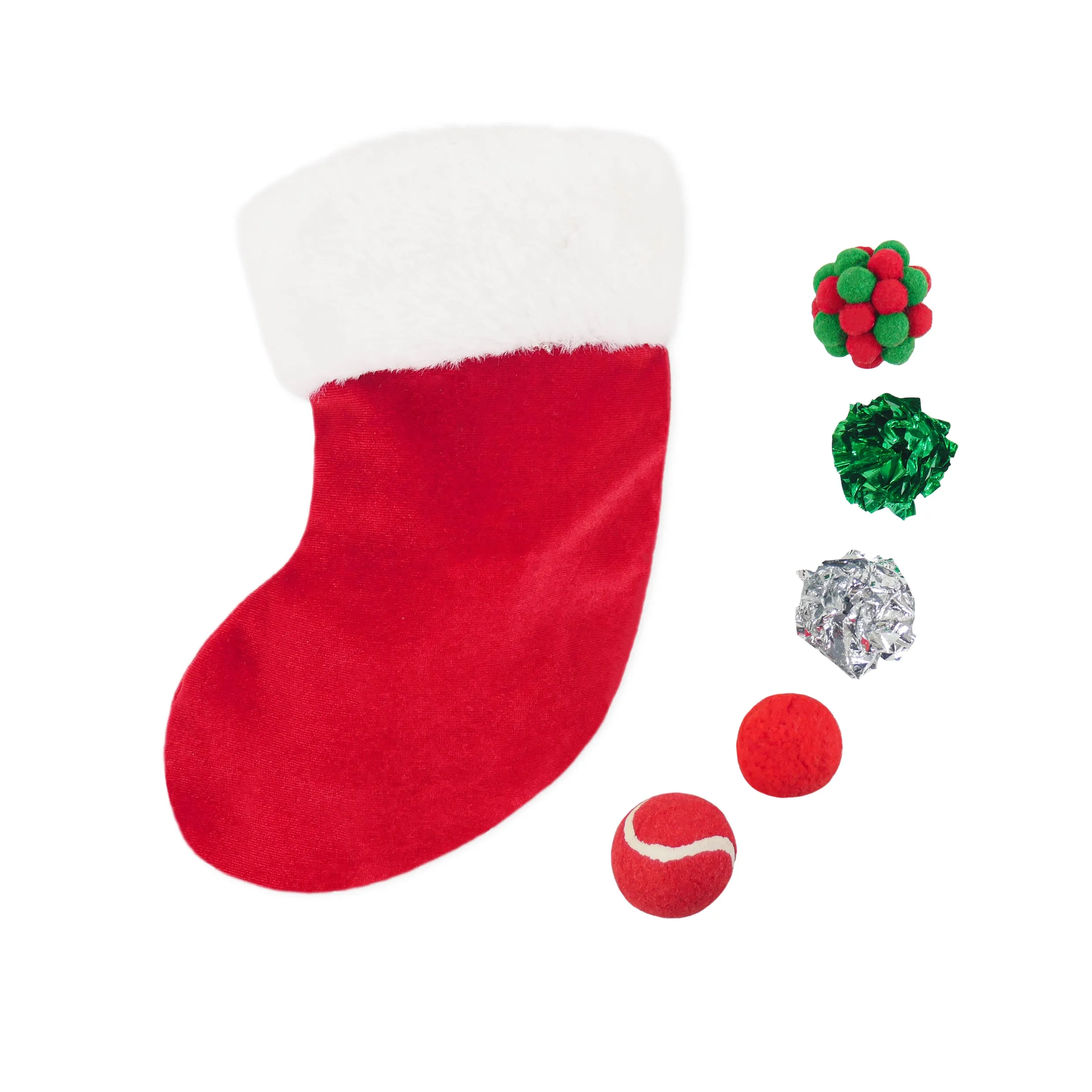 Christmas Cat Toy Stocking by Cupid & Comet