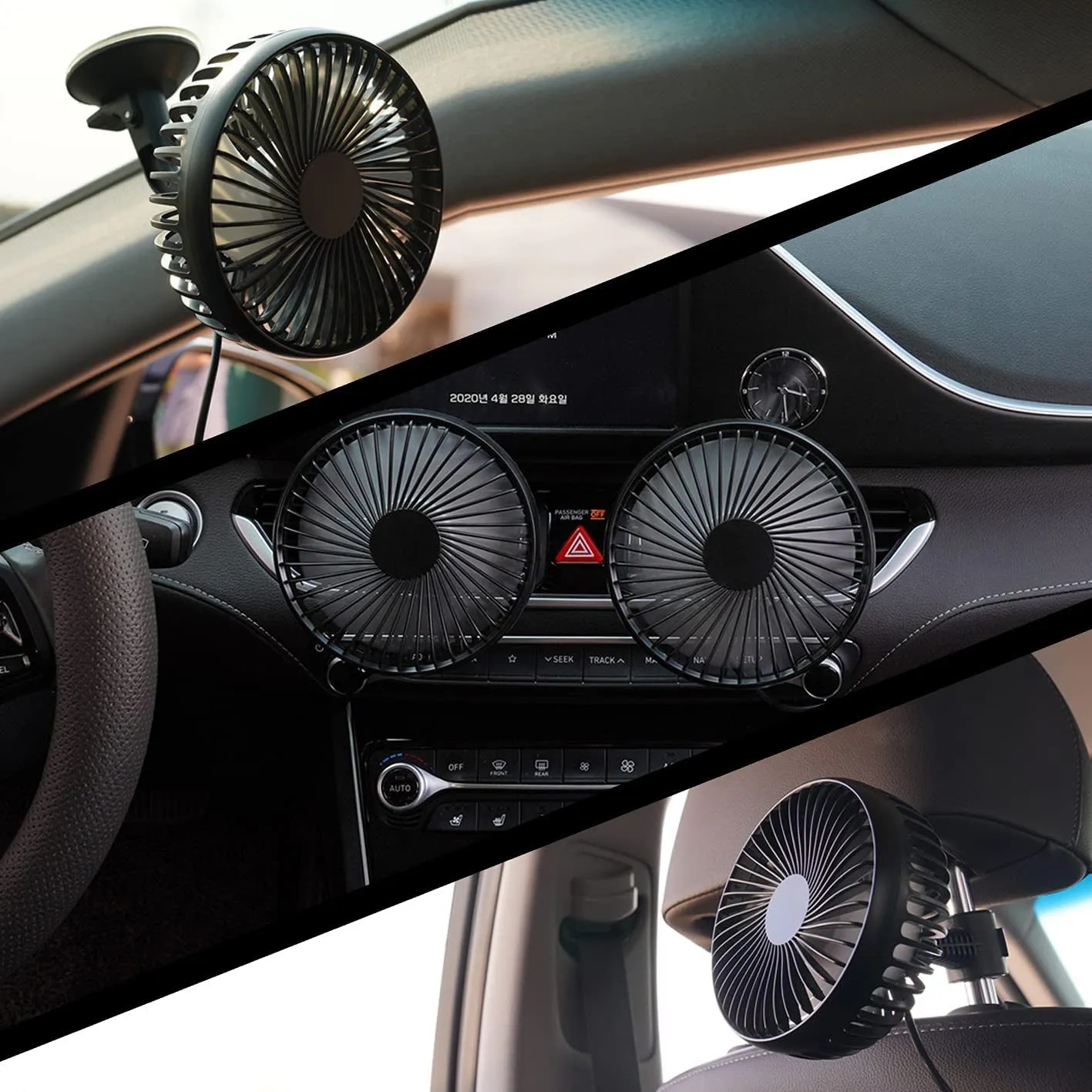 Cooling Car Fan USB Plug for Car/Vehicle