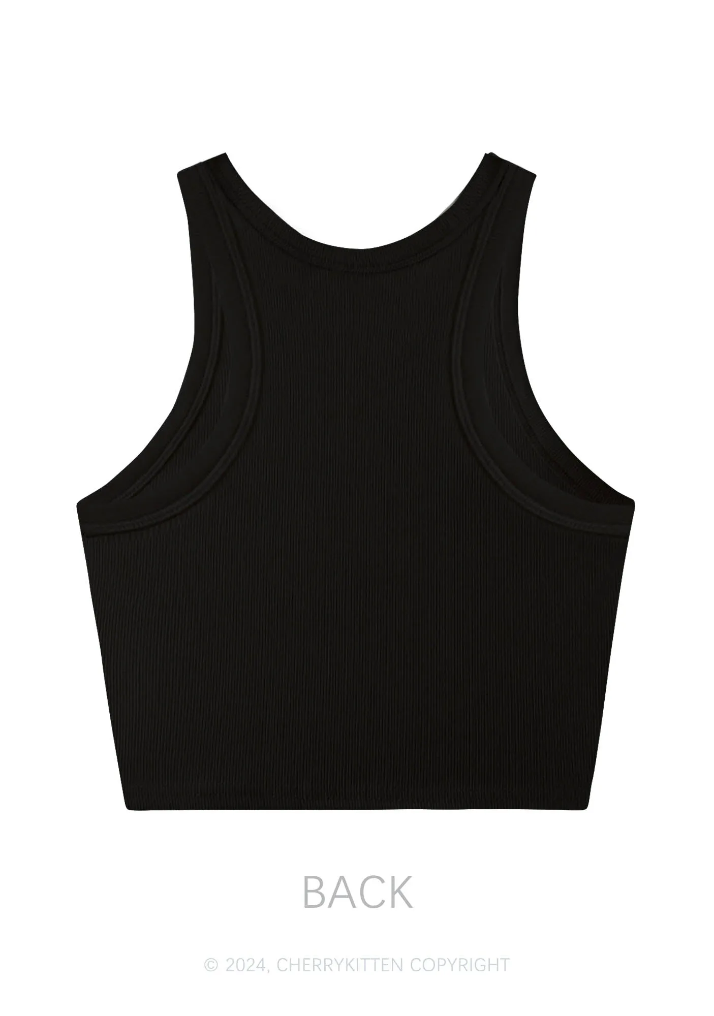 Custom Photo Dog Mom Y2K Crop Tank Top Cherrykitten