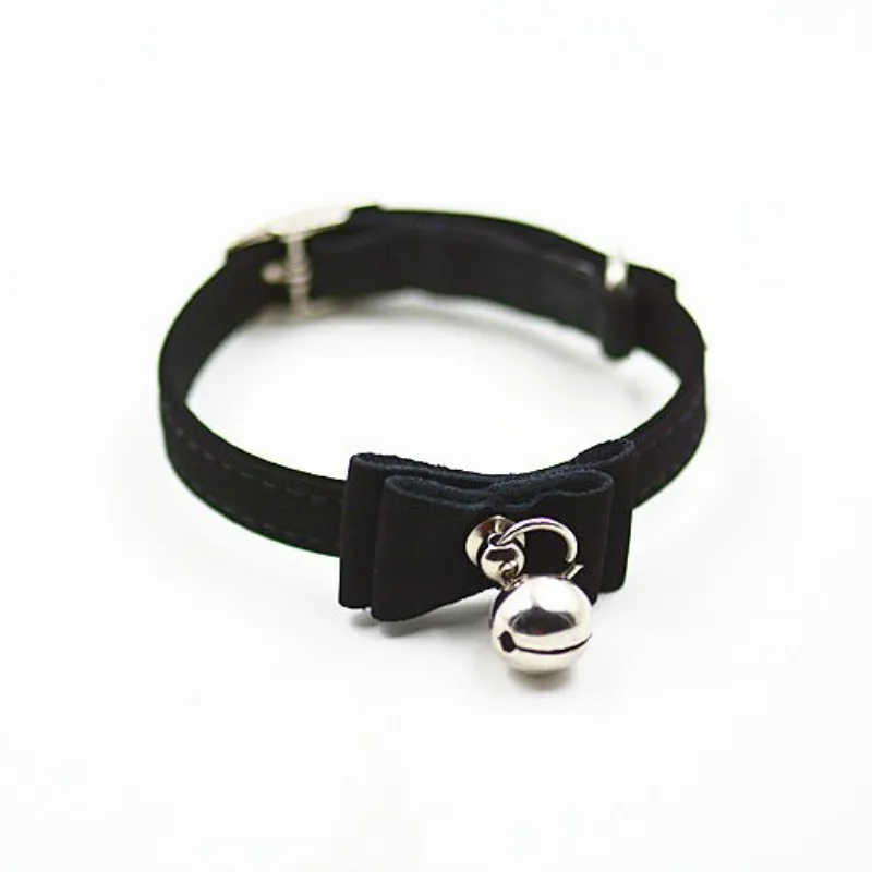 Cute Bow Tie Styled Collar With Bell
