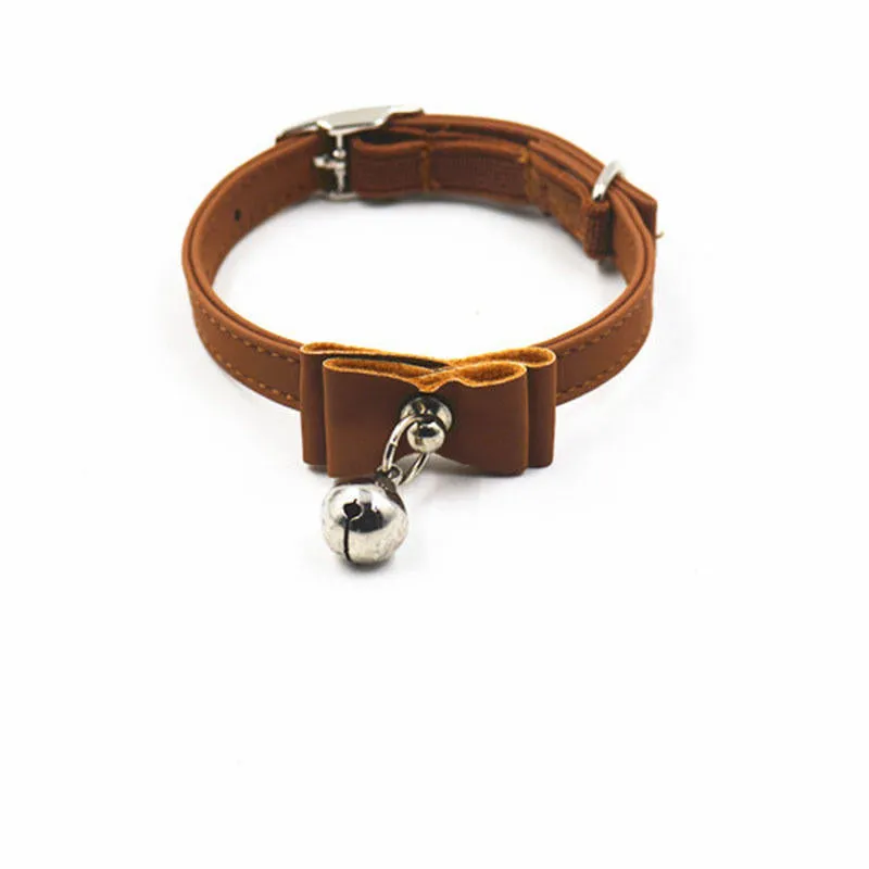 Cute Bow Tie Styled Collar With Bell