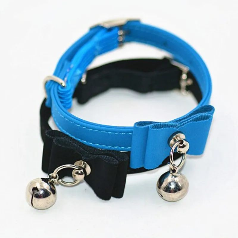 Cute Bow Tie Styled Collar With Bell