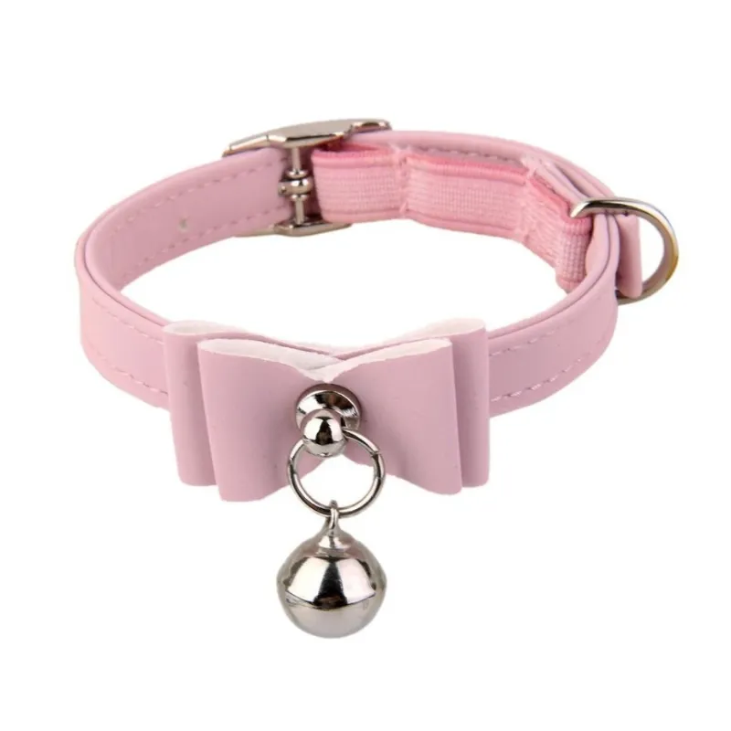Cute Bow Tie Styled Collar With Bell