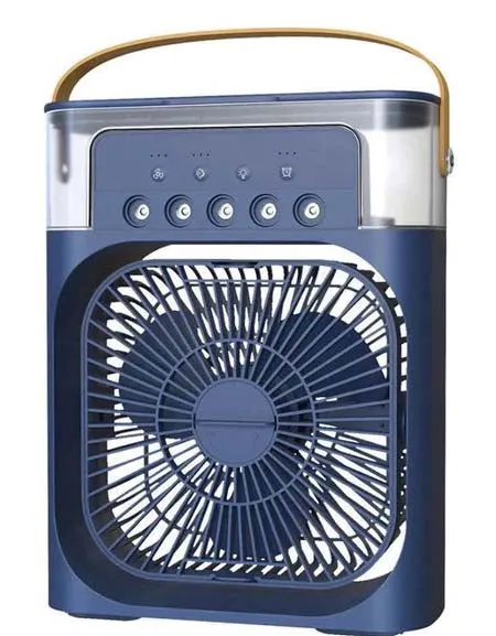 Effortless Cooling: USB Water-Cooled 5-in-1 Fan & Humidifier - Beat the Heat Anywhere