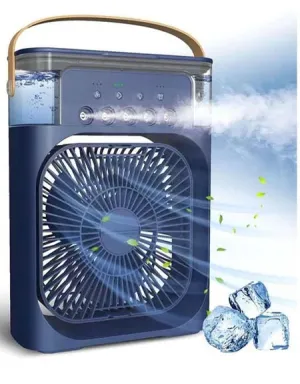 Effortless Cooling: USB Water-Cooled 5-in-1 Fan & Humidifier - Beat the Heat Anywhere