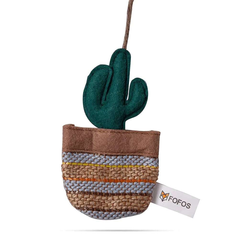 Fofos Austin Cactus with Wooden Stick Toy for Cats