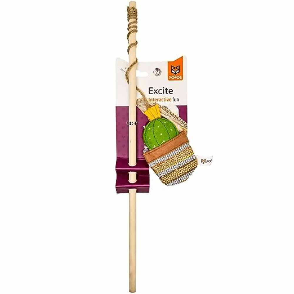 Fofos Cactus Wand EL Paso Toy for Cats