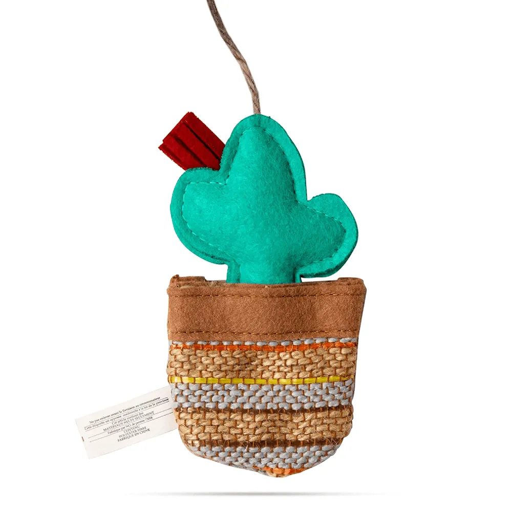 Fofos Phoenix Cactus with Wooden Stick Toy for Cats