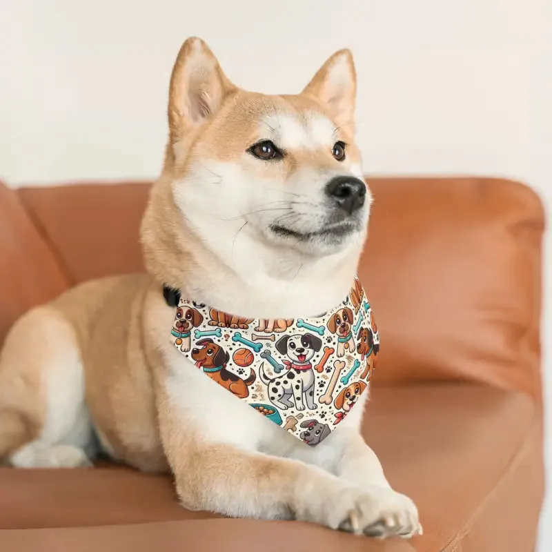 Fun Dog Bandana Collars for Vibrant Pet Style