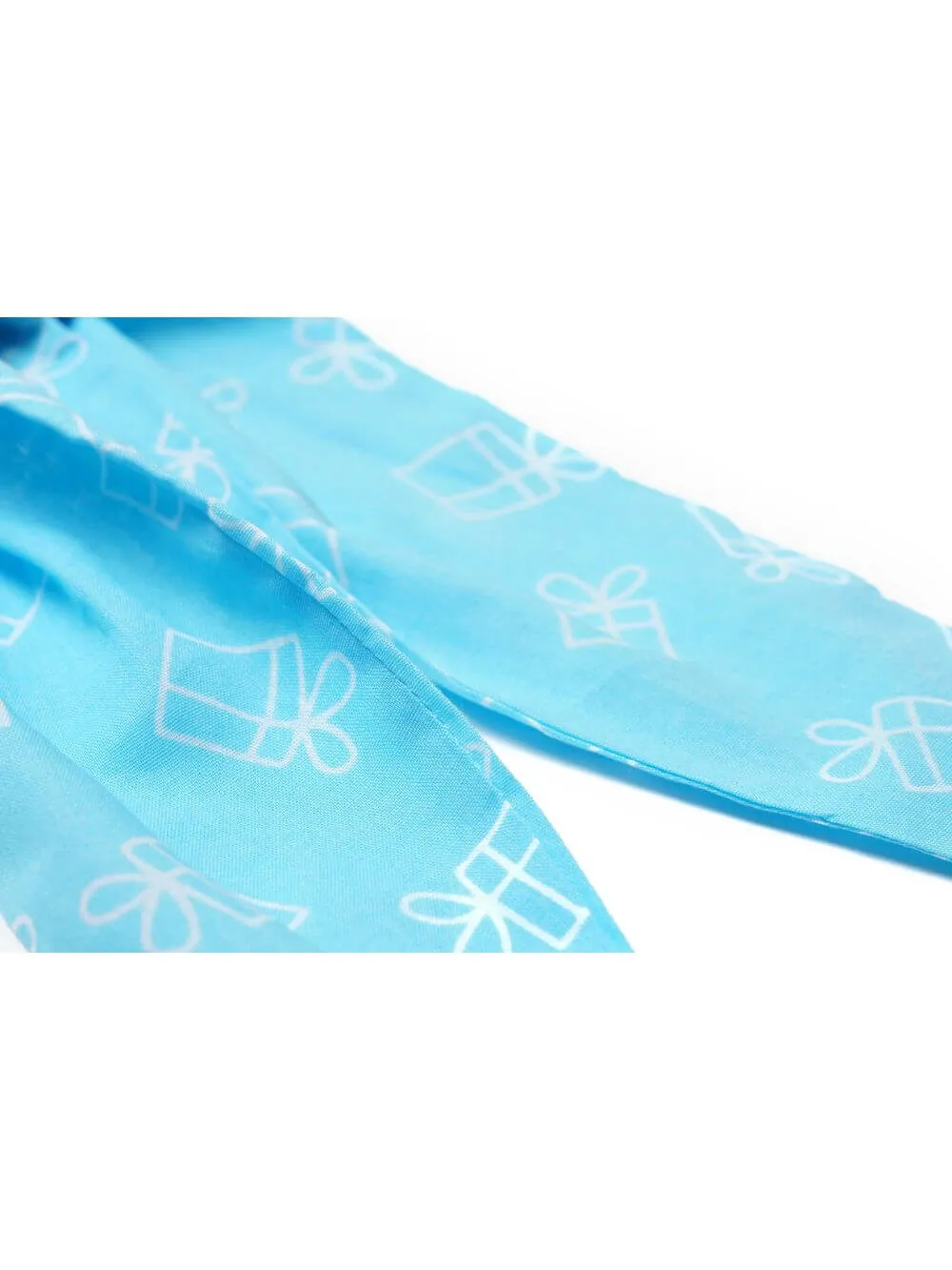 Hair Wrap - Birthday Prezzie Blue