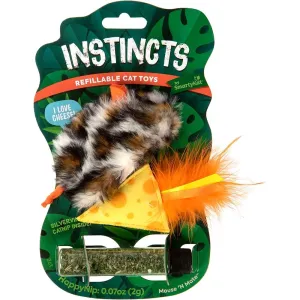 Instincts Cat Mouse N Mate Refillable Mouse With HappyNip
