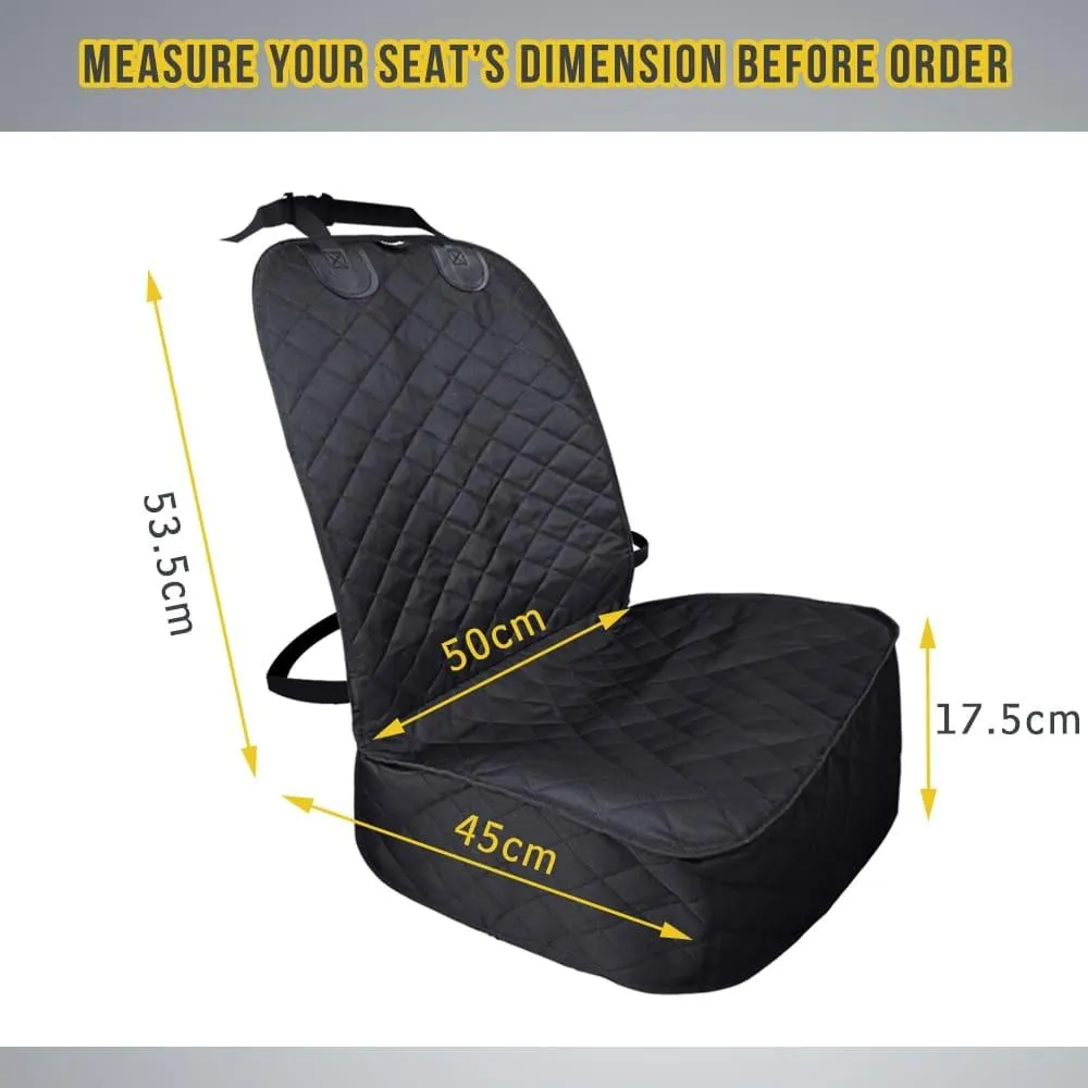 Keep Your Car Clean and Your Pet Safe with Dog Car Seat Covers - 100% Waterproof Front Seat Protector