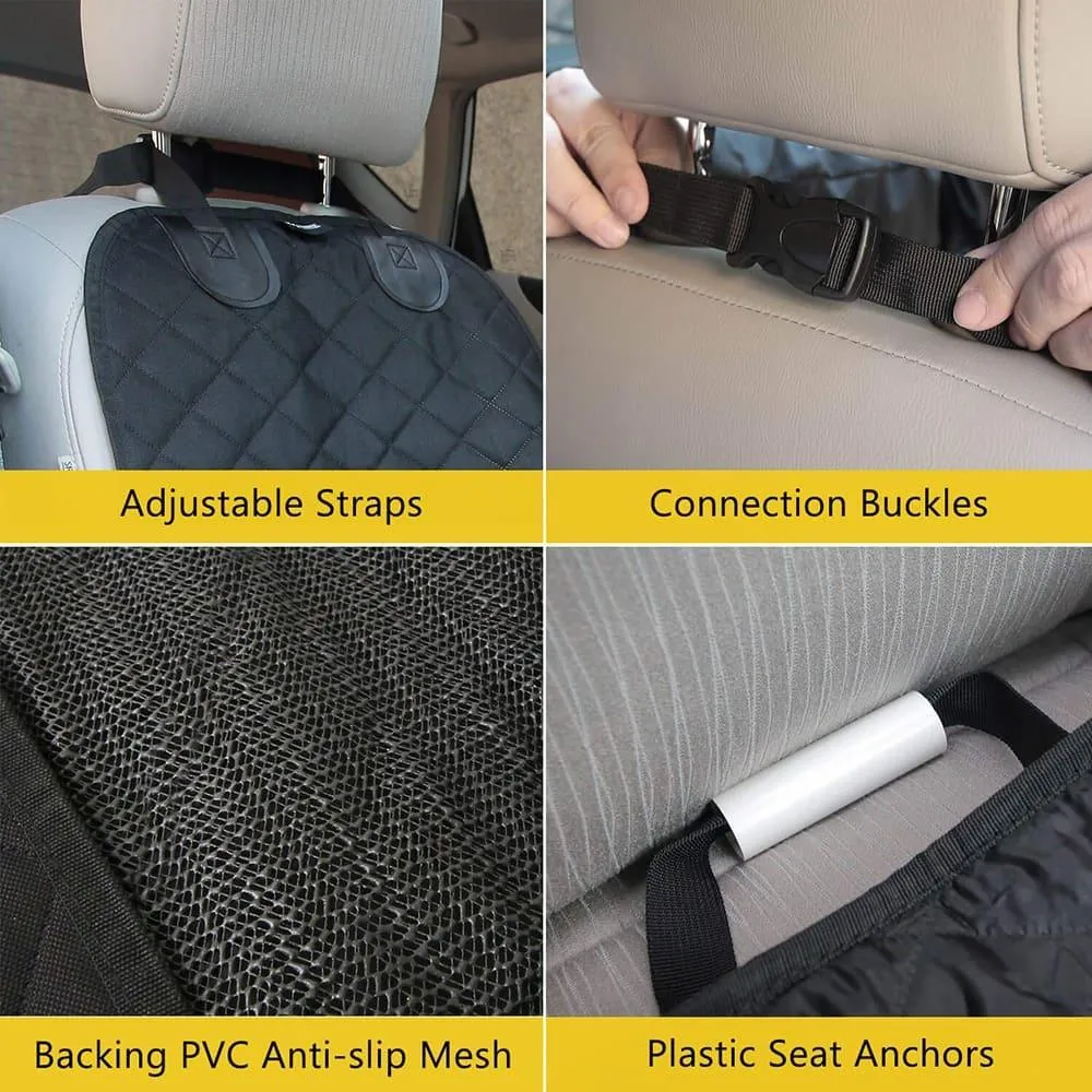 Keep Your Car Clean and Your Pet Safe with Dog Car Seat Covers - 100% Waterproof Front Seat Protector