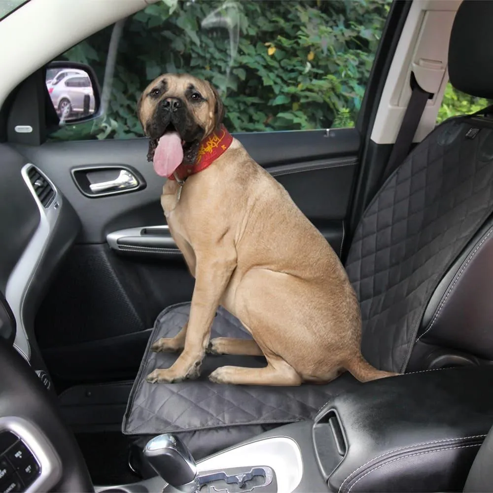 Keep Your Car Clean and Your Pet Safe with Dog Car Seat Covers - 100% Waterproof Front Seat Protector