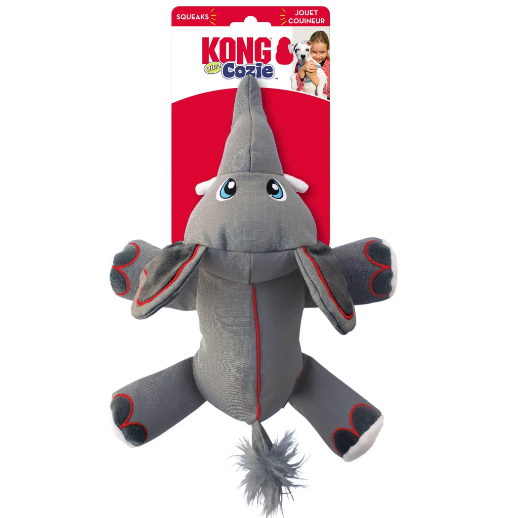 Kong Cozie Ultra Ella Elephant Toy For Dogs (Large)