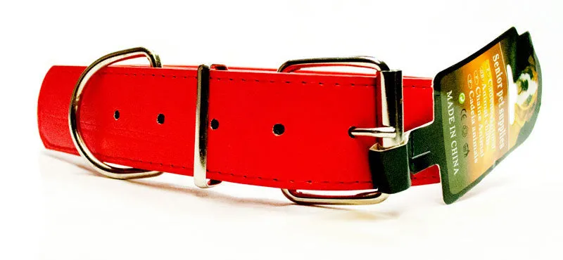 Large Double Studded Spike Collar