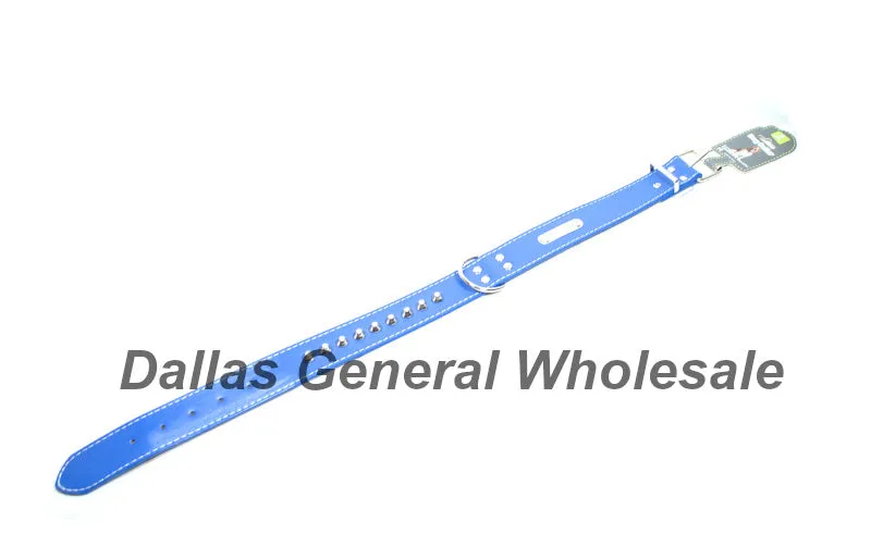 Large Studded Spike Pet Collars Wholesale