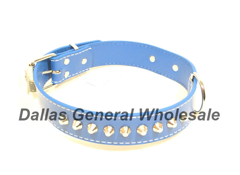 Large Studded Spike Pet Collars Wholesale