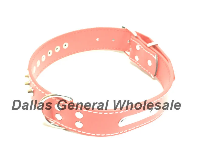 Large Studded Spike Pet Collars Wholesale