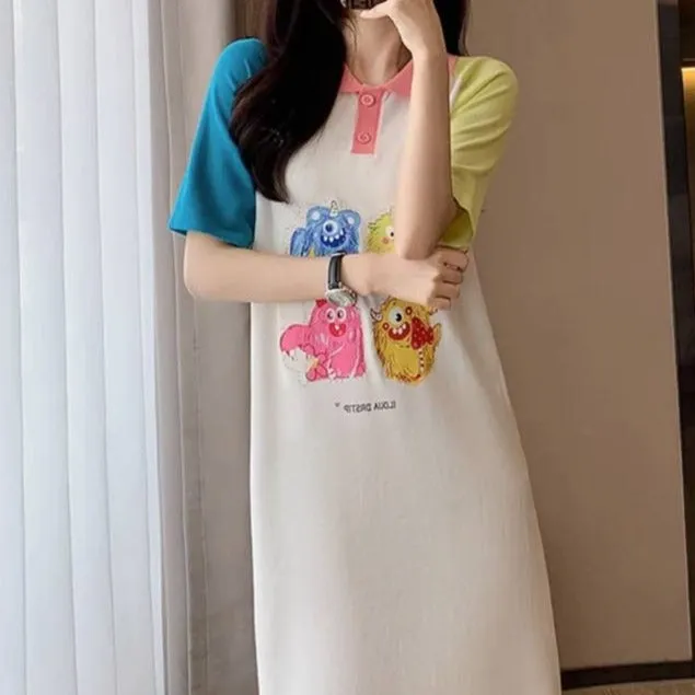 Luna Polo Dress with 3D Detailing