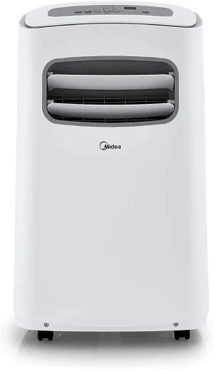 Midea Smart 3-in-1 Portable Air Conditioner, Dehumidifier, Fan for Large Rooms up to 275 sq ft 12,000 BTU (6,500 BTU SACC) control with Remote, Smartphone or Alexa