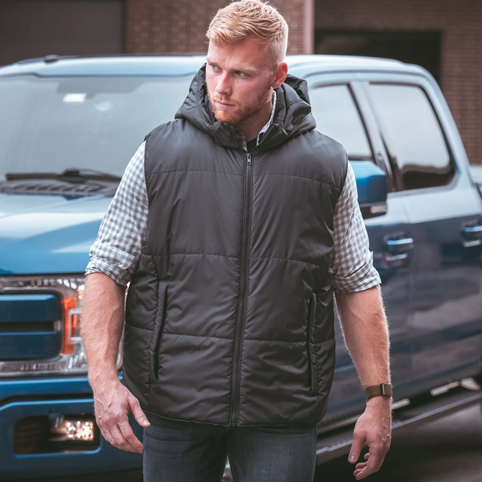Miles Body Armor Quilted Vest - Level IIIA - Black