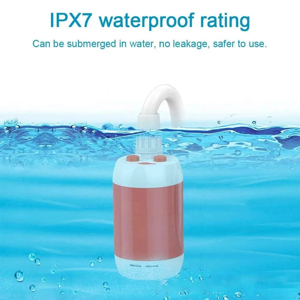 Outdoor Camping Shower Portable Electric Shower Pump IPX7 Waterproof & 5000mAh Rechargeable Battery Powered for Camping Hiking