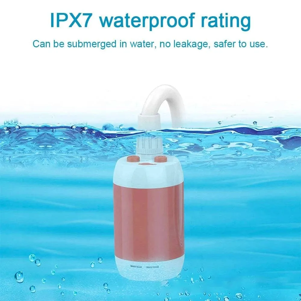Outdoor Camping Shower Portable Electric Shower Pump IPX7 Waterproof & 5000mAh Rechargeable Battery Powered for Camping Hiking
