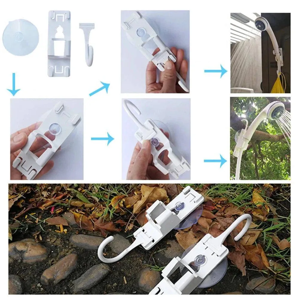 Outdoor Camping Shower Portable Electric Shower Pump IPX7 Waterproof & 5000mAh Rechargeable Battery Powered for Camping Hiking