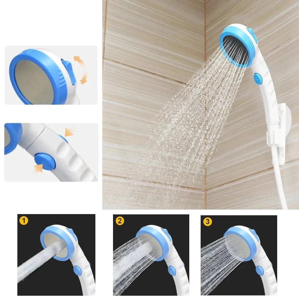 Outdoor Camping Shower Portable Electric Shower Pump IPX7 Waterproof & 5000mAh Rechargeable Battery Powered for Camping Hiking