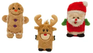 Outward Hound Dog Pet Toy Holiday Christmas Invincibles Mini