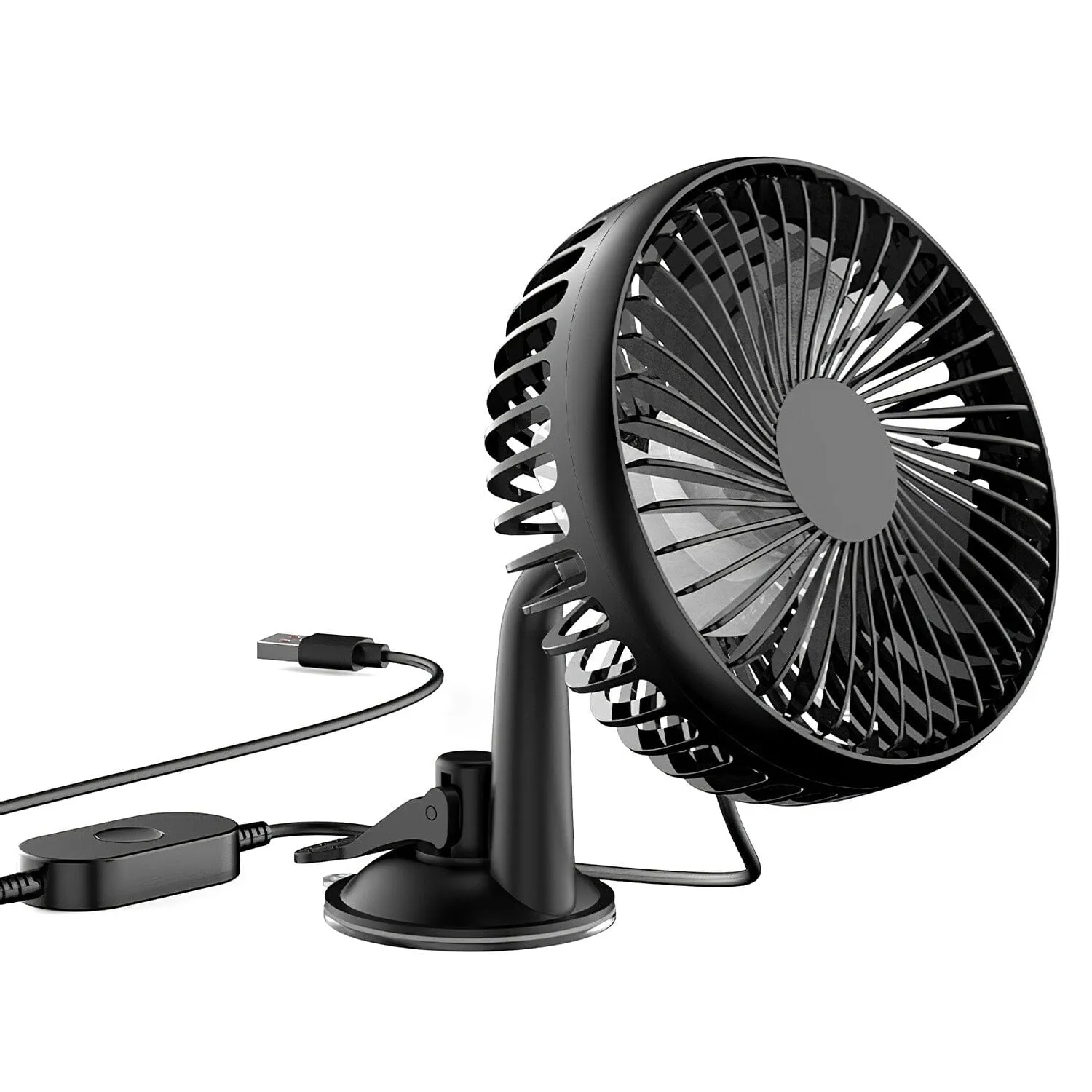 Portable Rotatable Car Cooling Fan