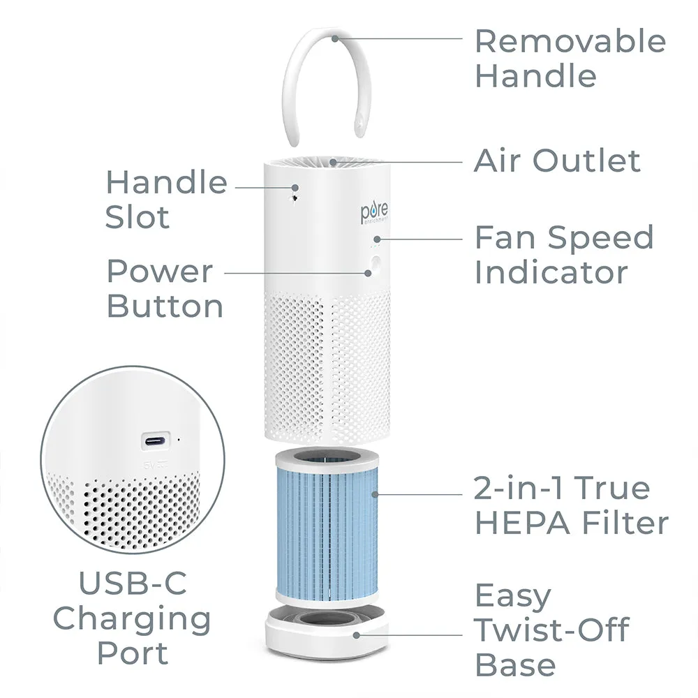 PureZone™ Mini & True HEPA Air Purifier Bundle