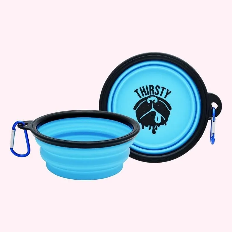 "Always Hungry" Green Dog Bowl