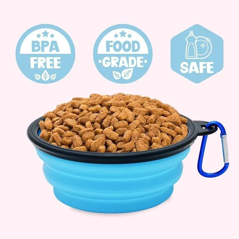 "Always Hungry" Green Dog Bowl