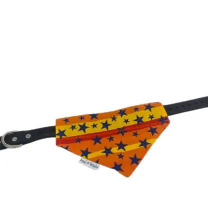 Stars Are Bright  - Astros - Inspired Retro Rainbow Dog Bandana