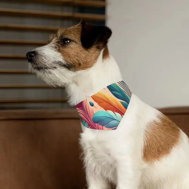 Vibrant Pet Bandana Collar for Stylish Pets