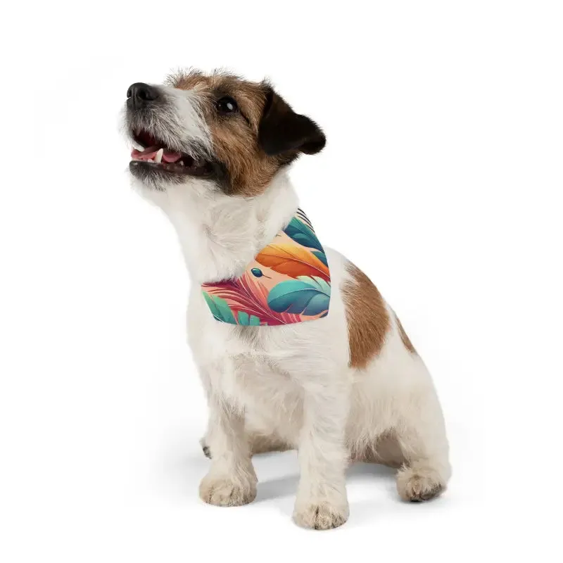 Vibrant Pet Bandana Collar for Stylish Pets