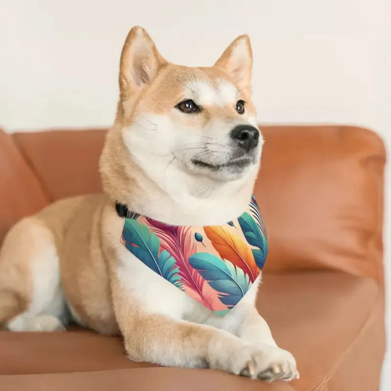 Vibrant Pet Bandana Collar for Stylish Pets